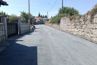 Sandiás remata as obras de mellora en tres rúas do municipio