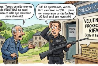 A Policía Local non pode retirar niños de velutina por falta de munición