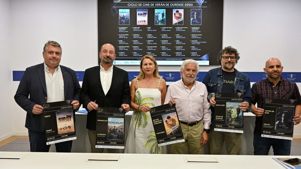 O cine de verán da Deputación chega a 30 concellos de Ourense
