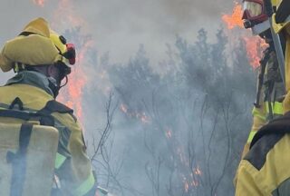 Estabilizado un incendio forestal no Parque Natural da Baixa Limia-Serra do Xurés