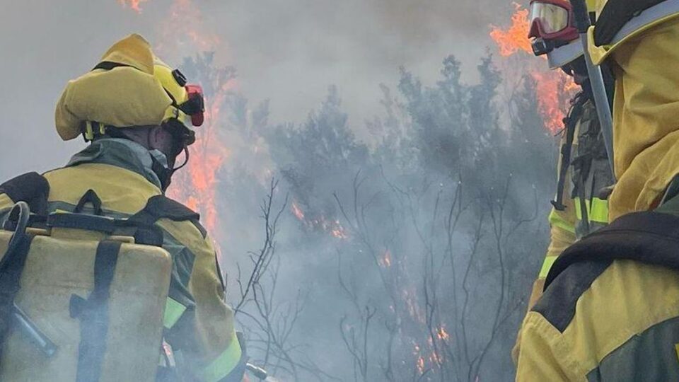 Estabilizado un incendio forestal no Parque Natural da Baixa Limia-Serra do Xurés