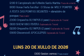 Cambios nas Festas de Santa Mariña polo Mundial: consulta os novos horarios