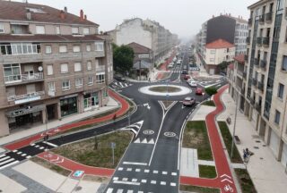Rematan as obras da N-525 en Xinzo con máis espazo para peóns e bicicletas