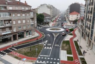 Xinzo de Limia estrea unha nova travesía máis segura para peóns e ciclistas