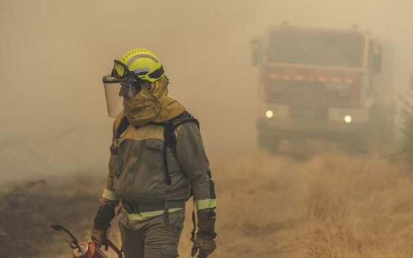 Estabilizado o incendio forestal de Baltar tras queimar 120 hectáreas