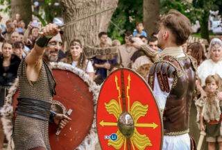 A Festa do Esquecemento revive a histórica batalla do río Lethes