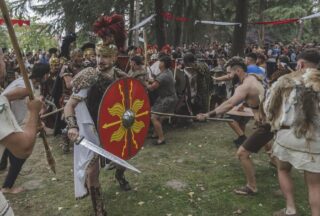 Xinzo bate récords na recreación da Festa do Esquecemento