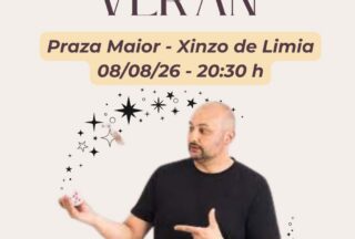 Xinzo acolle este sábado un espectáculo de maxia na Praza Maior