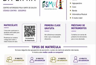 Abre o prazo de matrícula na Escola de Música da Limia