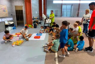 Os nenos de Sandiás celebran o final de curso cunha xornada de contos e actividades sensoriais