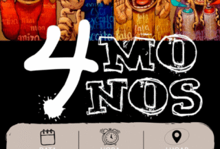 ‘Catro monos’ chega a Sandiás cun espectáculo cheo de humor, música e valores para toda a familia