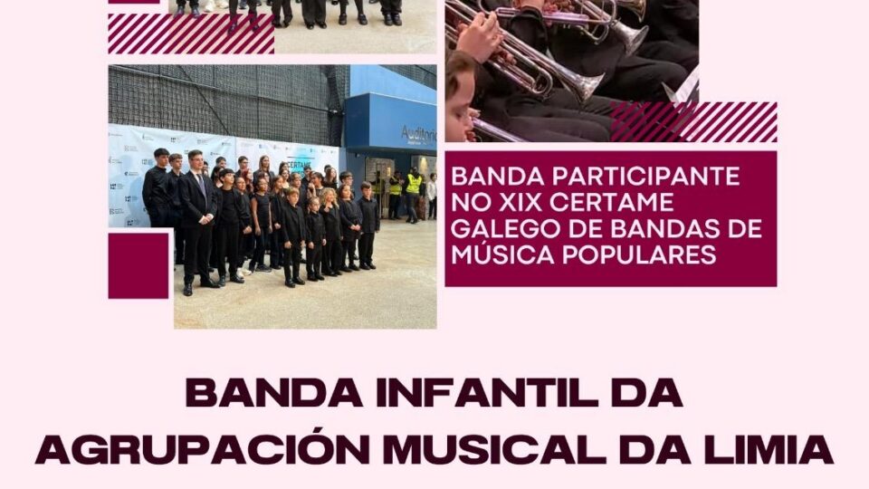 A Banda Infantil de Xinzo ofrece este domingo un concerto na praza de San Roque