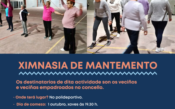 ACTIVIDADE DE XIMNASIA DE MANTEMENTO 2026-27