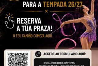 Abre a preinscrición de ximnasia rítmica en Xinzo para a tempada 2026/27