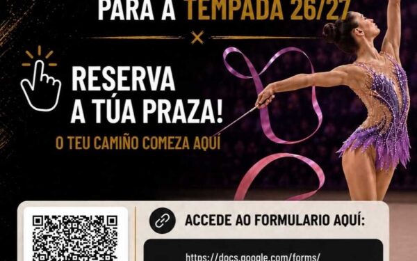 Abre a preinscrición de ximnasia rítmica en Xinzo para a tempada 2026/27