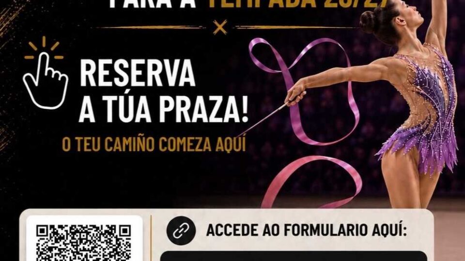 Abre a preinscrición de ximnasia rítmica en Xinzo para a tempada 2026/27