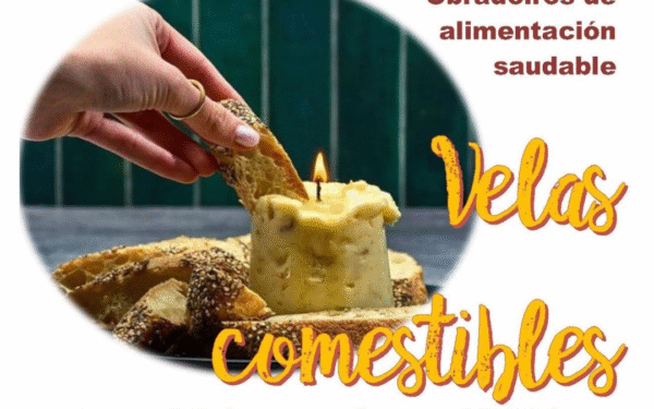 Así foi o obradoiro de velas comestibles en Vilar de Santos