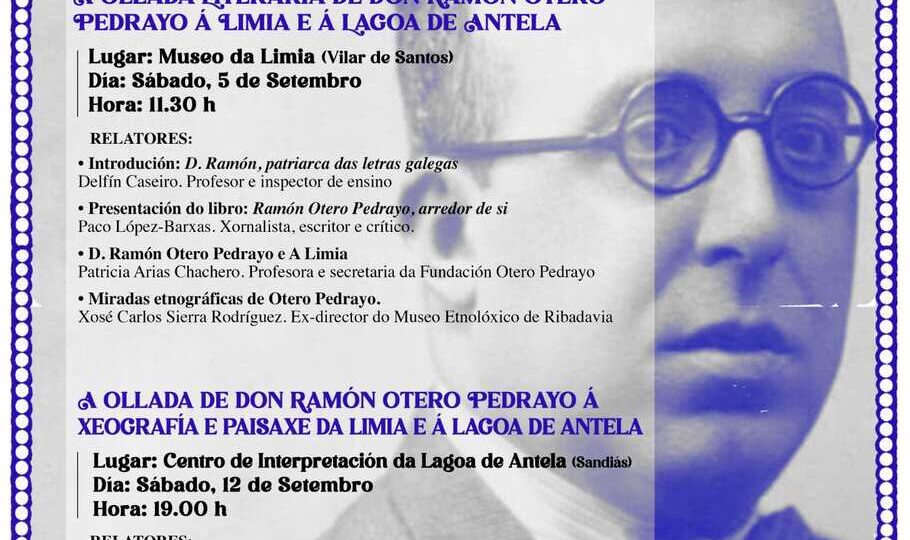 A Limia homenaxea a Otero Pedrayo con dúas xornadas dedicadas á súa obra e á Lagoa de Antela