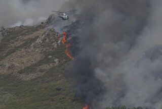 Estabilizado o incendio de Calvos de Randín tras arrasar 460 hectáreas