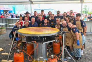 A tortilla xigante triunfa na Feira Alimagro 2026 na Limia