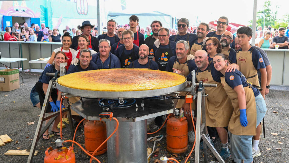 A tortilla xigante triunfa na Feira Alimagro 2026 na Limia