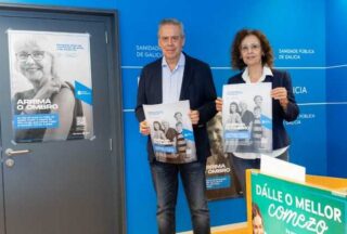 A vacinación contra a gripe e a covid comeza o 28 de setembro en Galicia