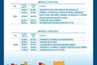 Nova cita no verán coa Furgoteca en Sandiás na primera ruta do #mércores 2 de Setembro!
