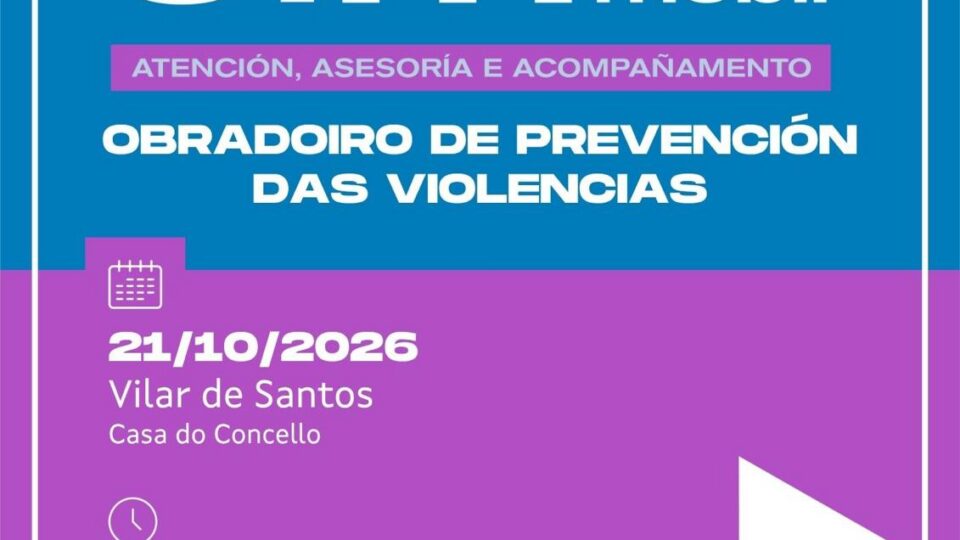 Obradoiro de prevención das violencias en Vilar de Santos