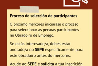 Proceso de selección para o Obradoiro de Emprego