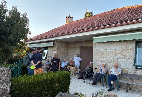 Representantes franceses visitan o CDR O Viso para tratar a prevención de incendios