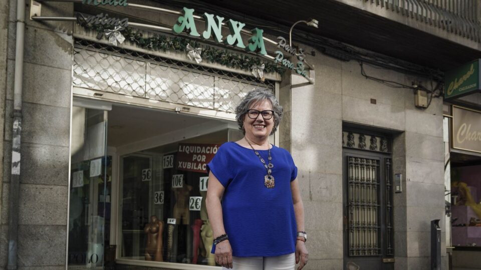 A histórica tenda de lencería Anxa de Xinzo pecha tras 35 anos