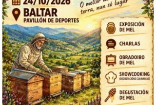 A I Feira do Mel da Serra do Larouco reúne en Baltar 13 expositores e ofrecerá showcooking e desgustación