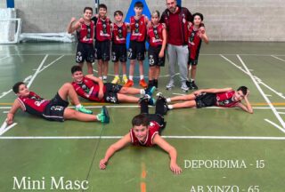Resultados do baloncesto en Xinzo: fin de semana de luces e sombras para a canteira