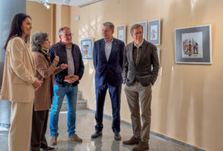 ABANCA, Afundación e o Concello de  Xinzo de Limia amosan «Arte e humor. O  enxeño de Antonio Mingote»