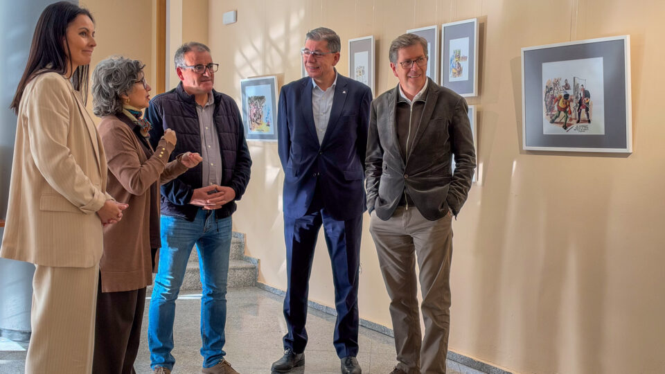 ABANCA, Afundación e o Concello de  Xinzo de Limia amosan «Arte e humor. O  enxeño de Antonio Mingote»