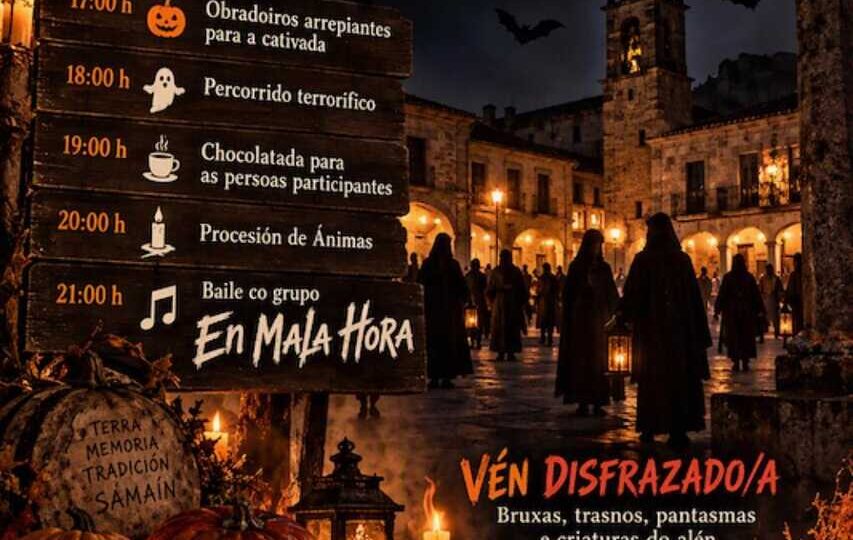 Xinzo celebra o Samaín na Praza Maior este venres 30 de outubro