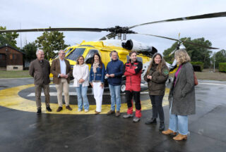 El nuevo helicóptero Black Hawk refuerza la lucha contra los incendios forestales en Galicia | NOTICIAS XINZO