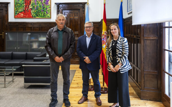 Menor e Santiago Ferrer analizan as vías  de colaboración entre a Deputación e a Fundación Aquae Querquennae Vía Nova
