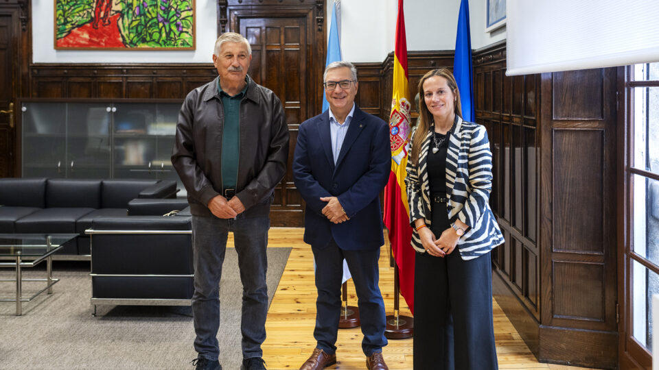 Menor e Santiago Ferrer analizan as vías  de colaboración entre a Deputación e a Fundación Aquae Querquennae Vía Nova