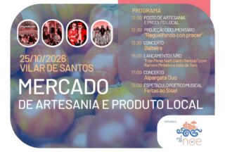 Mercado de artesanía e produto local na Arca da Noe