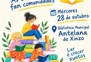 Xinzo celebra o Día das Bibliotecas cos alumnos do CEIP Carlos Casares