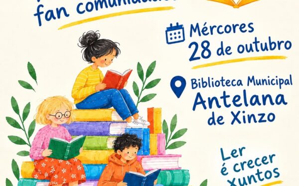 Xinzo celebra o Día das Bibliotecas cos alumnos do CEIP Carlos Casares