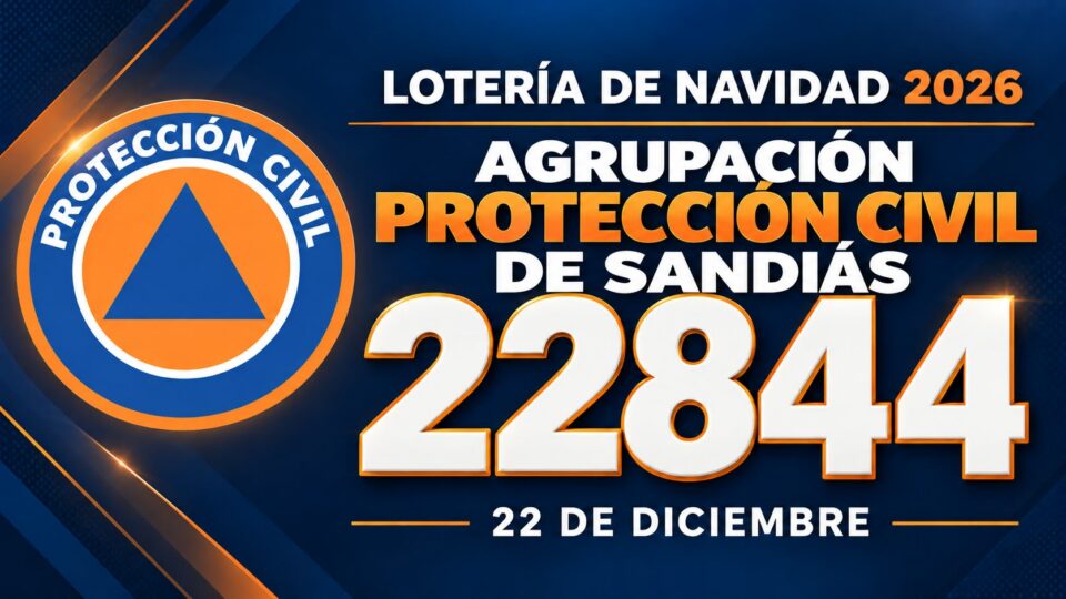 Protección civil de sandiás, tamén coa ilusión da lotería de nadal
