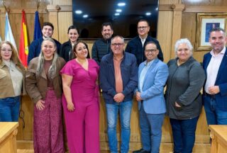 Delegación internacional visita Xinzo para coñecer como funciona o noso Concello